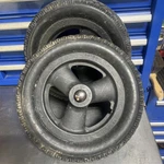 Quickie Iris Sunrise With Axles Back Wheels For Wheelchair Rims Rear 12.5. Fixed Price $25.00.