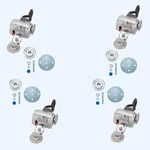 4 Qrt Standard Retractors With Slide 'n Click Fittings Q-8201-SC. Fixed Price $682.00.