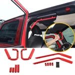 4XRED Aluminum Front & Rear Steel Grab Bar Handle Kit For 07-18 Jeep Wrangler Jk. Fixed Price $45.99.