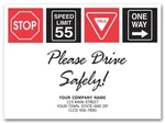 200116 Drive Safely With Signs Floor Mat 19 X 14" Qty 250. Fixed Price $163.14.