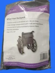 Dmi Wheelchair Backpack Black 14 X 19" Nylon Hook & Loop Closure Slip-on Straps. Fixed Price $13.99.