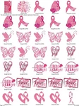 Breast Cancer Awareness Collection Embroidery Machine Designs Pes Usb Drive. Fixed Price $18.95.