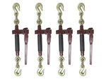 Folding Handle Ratchet Load Binder 1/2" - 5/8" Transport Chain Cargo Hd 4 Pack. Fixed Price $403.88.