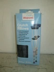 Walgreens Crutch Pillows, 2 Arm Hand Grey, Nob. Fixed Price $9.99.