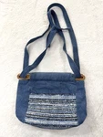 Bag Lady's Original Blue Denim Purse Shoulder 7"X8" Handmade Granny Cottage. Fixed Price $19.99.