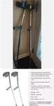 Medline Crutches - Crutch,aluminum,forearm, Adult/youth, Euc. Fixed Price $35.00.