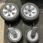 Jazzy Select Elite Power Chair Drive & Caster Wheels Tires 9X3 2.80/2.50-4. Fixed Price $130.00.