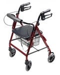 Lumex Walkabout Four-wheel Hemi Rollator, RJ4302R Burgundy. Fixed Price $245.47.
