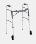 **drive Deluxe Folding Walker Button 5 Wheels 10210-4 **local Pick Up Only**. Fixed Price $28.00.