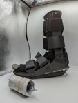 (medium) Breg Short Walking Cast Medical Boot W/ Pump & Air Foot Surgery Brace. Fixed Price $39.95.