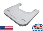 Rehabilitation Advantage Plastic Molded Wheelchair Lap Tray White Speckled Gray. Fixed Price $79.86.