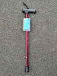 Carex Health Brands Soft Grip Walking Cane Height Adjustable With Wrist Strap. Fixed Price $14.76.