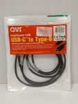 Qvs Highspeed Usb-c To Type-b Data Cable, 6.5FT. Fixed Price $5.99.