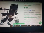 Ez Lite Cruiser Deluxe Regular DX8 Electric Wheelchair Personal Mobility Aid. Fixed Price $350.00.
