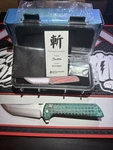 North Mountain Blade 2406 Shipwreck Button Lock Chop Folding Knife New Box. Fixed Price $185.00.