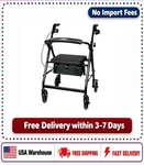 Mckesson Wheel Folding Lightweight Rollator Black Each, 146-R726BK-EA. Fixed Price $65.69.