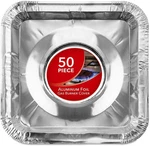 Disposable Gas Burner Liners (50 Pack) Aluminum Foil Square Stove Cov. Fixed Price $19.99.