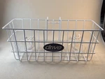 Drive Medical Walker Wheelchair Carry Basket Only White Metal Frame 16" X. Fixed Price $12.00.