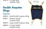 Hoyer Lift Sling Double Amputee Large Universal Patient Bed Medcare. Fixed Price $35.00.