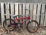 Next Wipeout Red Bmx Bike 20IN Steel Frame Kickstand Bar 1 Speed. Fixed Price $210.00.