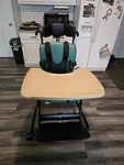 Large Rifton Activity Chair R870 Hi-lo Base Spring Seat 250 Lbs.. Fixed Price $2399.99.