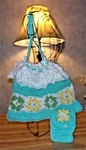 Granny Squares Drawstring Bag With Phone Or Glasses Holder Wearable Art. Fixed Price $16.00.