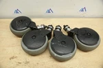 Full Set Of 4 - Caster Wheels Tires Forks Quantum Q6 Edge, 6000Z Power Chair. Fixed Price $137.10.
