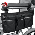 Wheelchair Armrest Organizer Waterproof Side Storage Pocket For Walking Aids. Fixed Price $9.95.