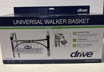 Drive Universal Walker Basket White. Fixed Price $25.00.
