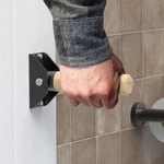 Jamb Mount Flip Up Bamboo Grab Bar For Stability, Doorway Balance Assist Folding. Fixed Price $29.10.