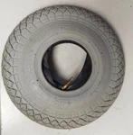 Cheng Shin 4.00-5 Pneumatic Mobility Tire With Diamond Knobby Tread Color Gray. Fixed Price $27.99.
