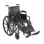 Silver Sport 2 Wheelchair, Detachable Desk Arms, Elevating Leg Rests, 16" Seat. Fixed Price $279.13.