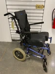 Sunrise Quickie Zippie Pediatric Folding Wheelchair Tilt-in-space Blue For Kid. Fixed Price $298.95.