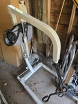 Hi-fortune HY106-A Patient Lift Unfoldable Hydraulic Medical Body W/ Sling. Fixed Price $500.00.