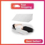 Jacobable Bed Wedge Pillow For Side Sleeping Foam Filled Body Positioning Triang. Fixed Price $33.39.