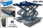 Underfloor Lift Scissor Level Steel Trays Galvanised 3.5T - 400V. Fixed Price $5679.84.