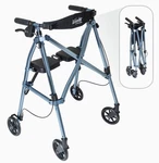 Stander Wonder Space Saving Rollator Walker Lightweight Foldable Standard Size. Fixed Price $149.99.