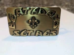 Bert Adams Scouting Reservation Atlanta Georgia Council Brass Belt Buckle. Fixed Price $14.00.
