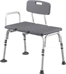 Medline Knockdown Transfer Bath Bench With Back, Microban Antimicrobial. Fixed Price $61.56.