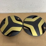 Used : Permobil Drive Wheel Hub Caps For Version 2 334938-C Gold #T4. Fixed Price $20.00.