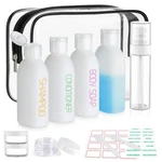 Travel Bottles For Toiletries 9PCS Shampoo Tsa Approved Toiletry Bott.... Fixed Price $17.82.