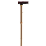 Lightweight Adjustable Folding Cane With Handle, Bronze. Fixed Price $49.30.
