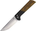 North Mountain Blade Chop 2 Button Lock Folding Knife Amber Pei. Fixed Price $140.00.