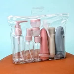 Travel Liquid Container Refillable Cosmetic Bottle Set For Shampoo Lotion New. Fixed Price $11.79.