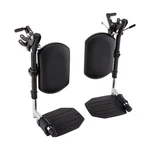 T94HAP Invacare Wheelchair Leg Rests Elevating Pair W/ Footplates & Calf Pads. Fixed Price $46.55.