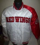 Detroit Wings Starter Snap Down Jacket White/red M Xl 2X. Fixed Price $105.99.