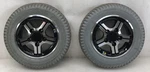 Quantum Q600, Q600XL, Q6000Z Pair Solid Drive Tires Wheels Power Wheelchairs. Fixed Price $79.97.