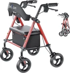 Rollator Walkers With Seat, Durable, 8'' Big Wheels, 350 Lb. Fixed Price $152.99.