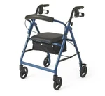 Medline Basic Aluminum Rollator With 6" Wheels, Blue. Fixed Price $69.99.