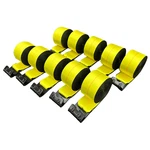 10PK Falcon Cargo 4" X 30' Winch Straps - 5400LB Wll Flat Hooks, Heavy Duty. Fixed Price $139.99.